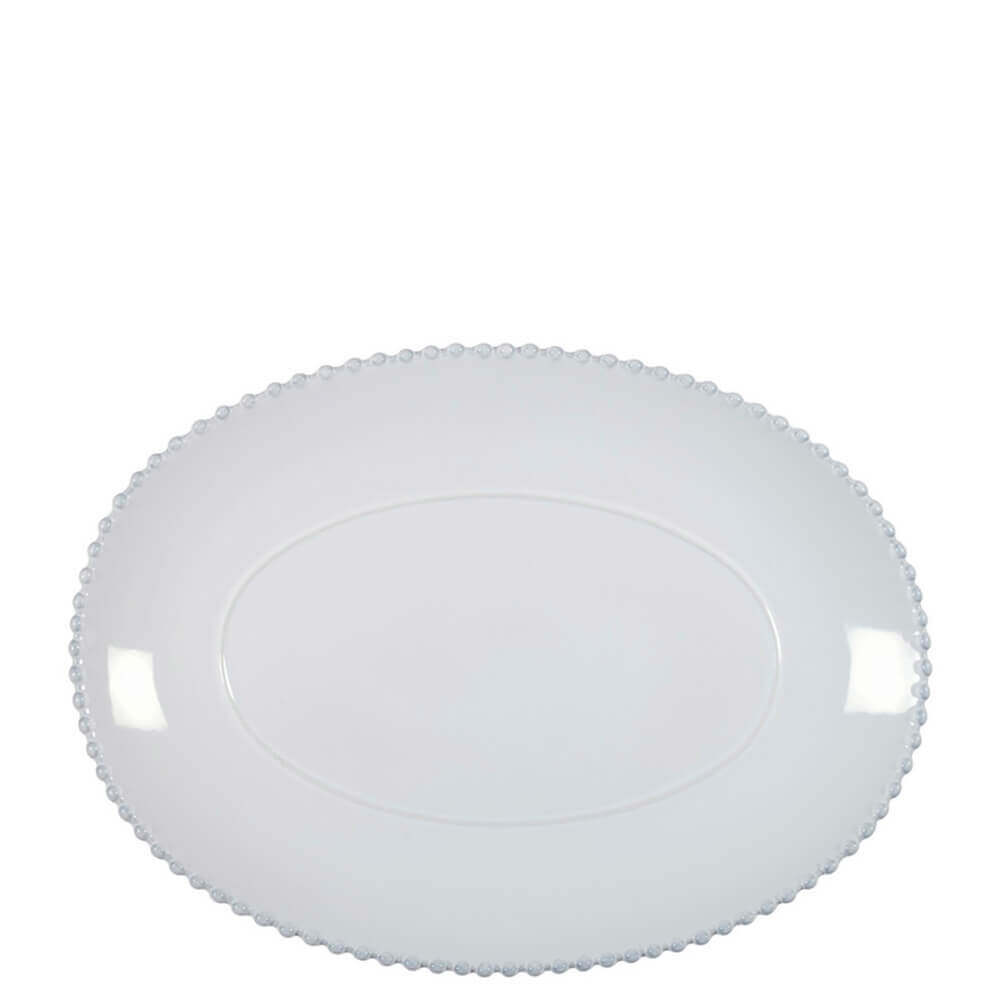 Costa Nova Pearl White Large Oval Platter 40cm